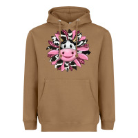 Toasted Coconut pink leopard sunflower cow Heavyweight Hoodie - RanaPortraitStore