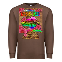 Chestnut lgbtq kiss me  can cooler Premium Sweatshirt - HRA Design Shop