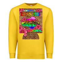 Lemon lgbtq kiss me  can cooler Premium Sweatshirt - HRA Design Shop