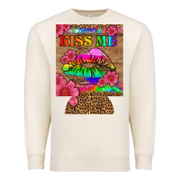 Sandshell lgbtq kiss me  can cooler Premium Sweatshirt - HRA Design Shop