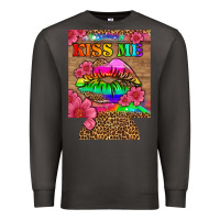 Smoke lgbtq kiss me  can cooler Premium Sweatshirt - HRA Design Shop