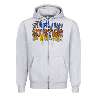 Heather Grey that s my sister on that court Zipper Hoodie - Zillion Design Studio