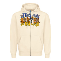 Sandshell that s my sister on that court Zipper Hoodie - Zillion Design Studio