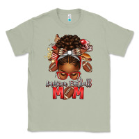 Matcha american football mom red and silver afro messy bu Classic Tee - texasbilliewilder