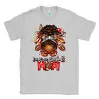 Moon Dust american football mom red and silver afro messy bu Classic Tee - texasbilliewilder