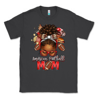 Smoke american football mom red and silver afro messy bu Classic Tee - texasbilliewilder
