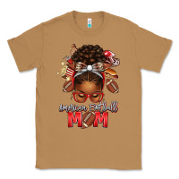 Toasted Coconut american football mom red and silver afro messy bu Classic Tee - texasbilliewilder