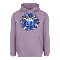 Lavender blueberry milkshake cow sunflower Heavyweight Hoodie - RanaPortraitStore