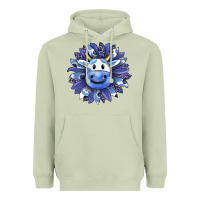 Matcha blueberry milkshake cow sunflower Heavyweight Hoodie - RanaPortraitStore