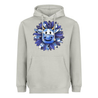 Moon Dust blueberry milkshake cow sunflower Heavyweight Hoodie - RanaPortraitStore