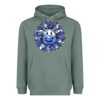 Sage blueberry milkshake cow sunflower Heavyweight Hoodie - RanaPortraitStore