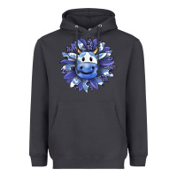 Smoke blueberry milkshake cow sunflower Heavyweight Hoodie - RanaPortraitStore