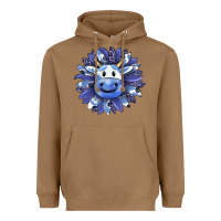 Toasted Coconut blueberry milkshake cow sunflower Heavyweight Hoodie - RanaPortraitStore