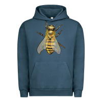 Pigment Midnight Navy Bee Urban Hoodie - LillyAllenDesigns