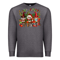 Charcoal Heather but first coffee Premium Sweatshirt - FaDigitalArtStudio