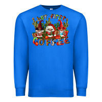 True Royal but first coffee Premium Sweatshirt - FaDigitalArtStudio