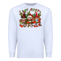 White but first coffee Premium Sweatshirt - FaDigitalArtStudio