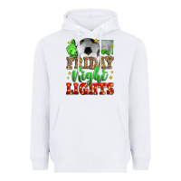 White friday night lights soccer Heavyweight Hoodie - Zillion Design Studio