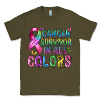 Army Green cancer survivor in all colors Classic Tee - texasbilliewilder