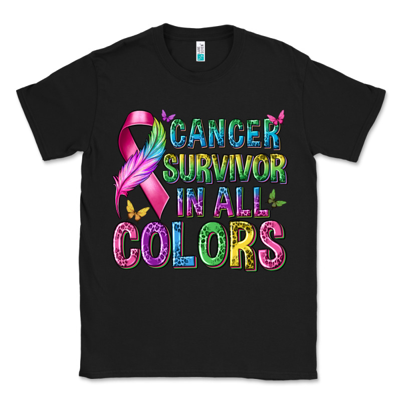 Cancer Survivor In All Colors Classic Tee by texasbilliewilder | Teevron