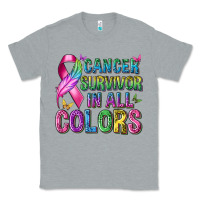 Heather Grey cancer survivor in all colors Classic Tee - texasbilliewilder