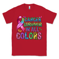 Red cancer survivor in all colors Classic Tee - texasbilliewilder