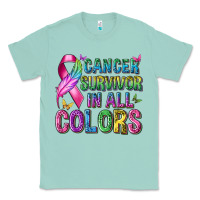 Seafoam cancer survivor in all colors Classic Tee - texasbilliewilder