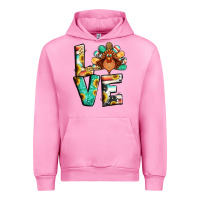 Fuchsia Pink love thanksgiving Urban Hoodie - Jasminsmagicworld