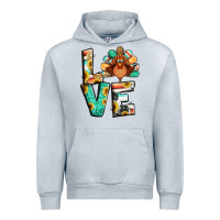 Heather Grey love thanksgiving Urban Hoodie - Jasminsmagicworld