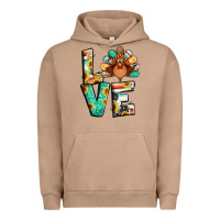 Pigment Burro love thanksgiving Urban Hoodie - Jasminsmagicworld