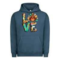 Pigment Midnight Navy love thanksgiving Urban Hoodie - Jasminsmagicworld