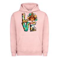 Pigment Salmon love thanksgiving Urban Hoodie - Jasminsmagicworld
