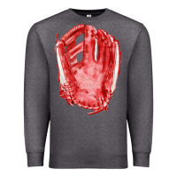Charcoal Heather Catchers Mitt Fa Element Premium Sweatshirt - FaDigitalArtStudio