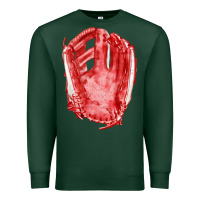 Sports Green Catchers Mitt Fa Element Premium Sweatshirt - FaDigitalArtStudio