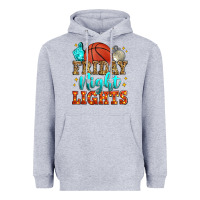 Heather Grey friday night lights basketball Heavyweight Hoodie - Zillion Design Studio