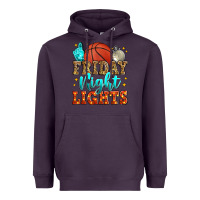 Plum friday night lights basketball Heavyweight Hoodie - Zillion Design Studio
