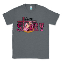 Charcoal Heather Pink Christmas true story holy family Classic Tee - RanaPortraitStore