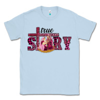 Dusty Blue Pink Christmas true story holy family Classic Tee - RanaPortraitStore