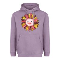 Lavender pig sunflower Heavyweight Hoodie - RanaPortraitStore