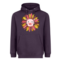 Pig Sunflower Heavyweight Hoodie | Teevron