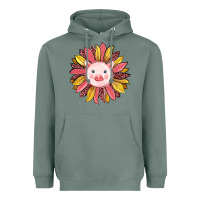 Sage pig sunflower Heavyweight Hoodie - RanaPortraitStore