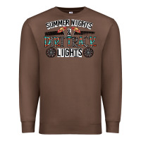 Chestnut summer night & dirt track lights Premium Sweatshirt - CowhideDigitalArt