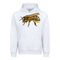 White Bee Side Urban Hoodie - LillyAllenDesigns