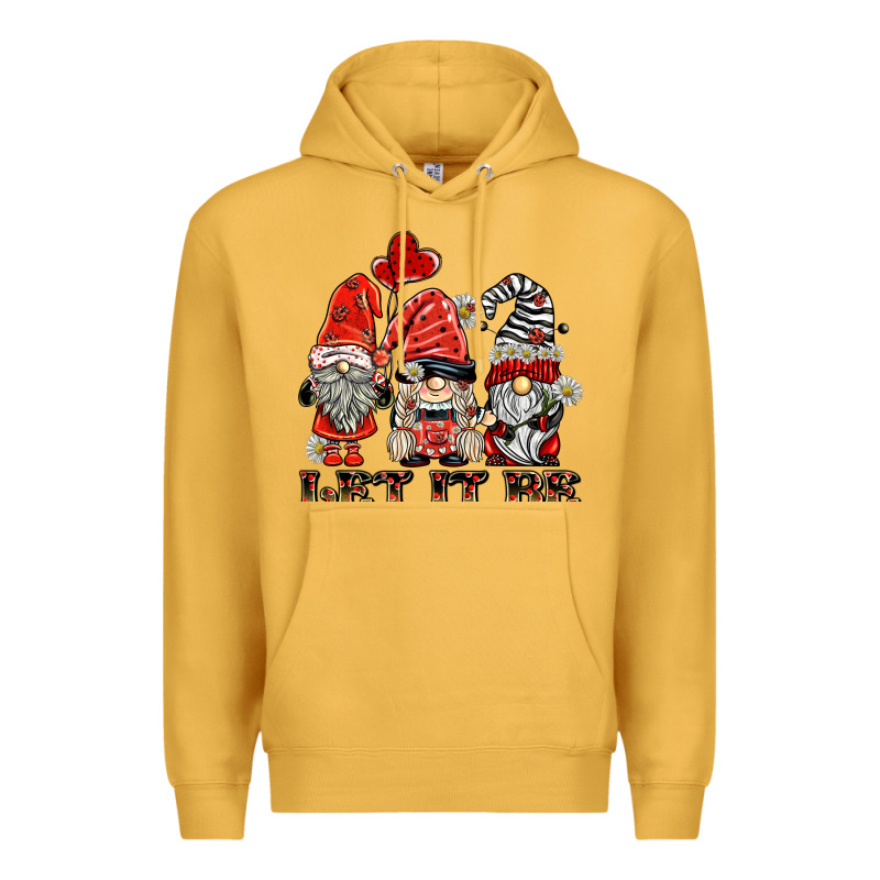 Let It Be Ladybug Gnomies Premium Hoodie by BarkalooDesign | Teevron