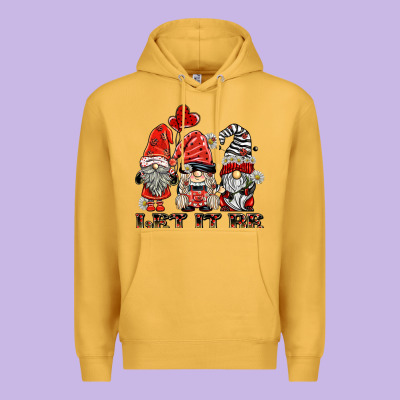 Let It Be Ladybug Gnomies Premium Hoodie Designed By Barkaloodesign