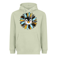 Matcha penguin sunflower Heavyweight Hoodie - RanaPortraitStore