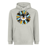 Moon Dust penguin sunflower Heavyweight Hoodie - RanaPortraitStore