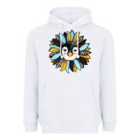 White penguin sunflower Heavyweight Hoodie - RanaPortraitStore