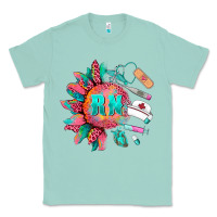 Seafoam western registered nurse  medical instruments Classic Tee - BarkalooDesign
