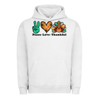 Pigment Lunar Rock peace love thankful turkey Urban Hoodie - Jasminsmagicworld